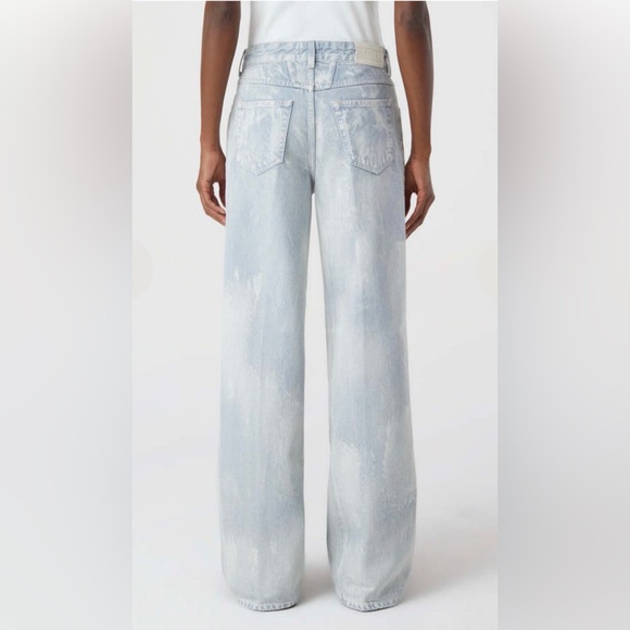 Closed $410 Nikka Marble Jeans 🌸 Wide Leg 🌼 Mid-waist 🌼 Size 24 🌸 EUC 🌼 Sold Out - Picture 4 of 8